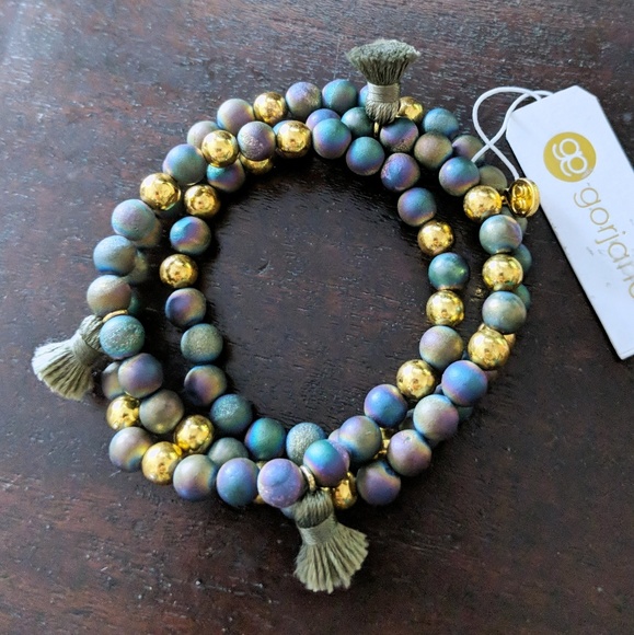 Gorjana Jewelry - NWT Gorjana Hannah Wrap Druzy Bracelet